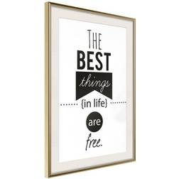 Arkiio Affisch The Best Things in Life Are Free [Poster] 40x60 Poster